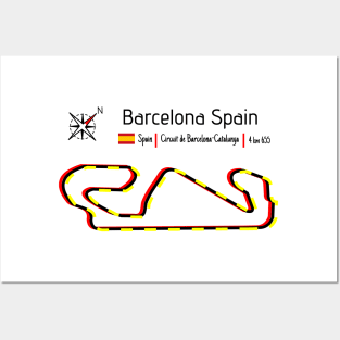 Circuit Barcelona - Spain Posters and Art